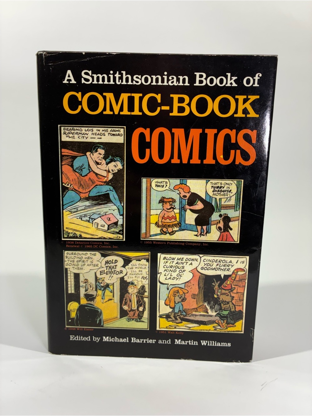 A Smithsonian Book of Comic-Book Comics 1981 Hardcover Superman Batman